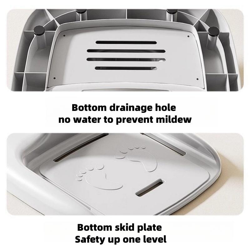 Product Introduction of Baby Standing bath Shower 4 in 1 Baby Bath Stand with Anti-Slip Base for Ages 3 to 6-Safety Bathtime Helper for Toddler 5