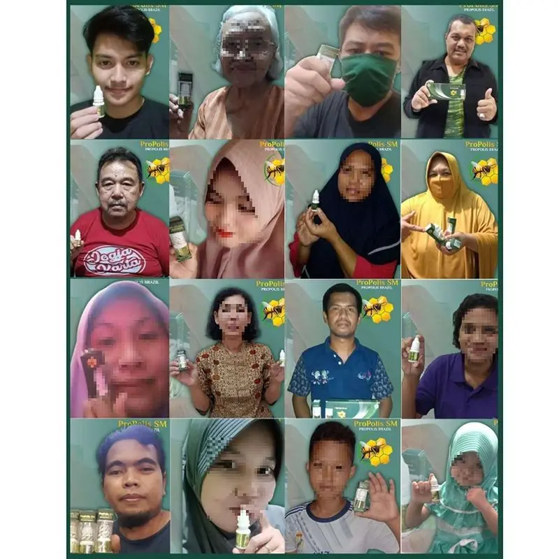 PROPOLIS SM Herbal Isi 6 ML Untuk Mengempiskan Amandel Sulit Menelan Radang Tenggorokan Original 8