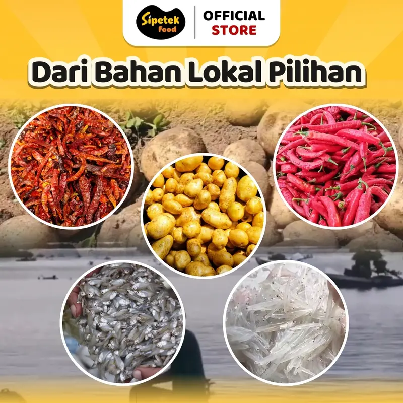 [Spesial] - Paket Bundling Kentang Mustofa dan Teri Crispy Toples Sipetek 5