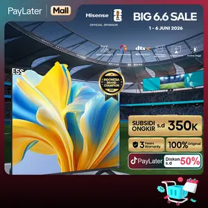 Hisense-32E5S/40E5S/43E5S/50E5S-Vidaa Smart-Digital Hi-QLED TV-32/40/43/50nch-Bazelless Design-DTS X&Dolby Audio-Quantum Dot Colour-Penambah Warna Alami-Kontras Tinggi-Mode Olahraga-AI Support-Netflix/YouTube/Prime-Remote Standar-RAM 1GB-ROM 4GB