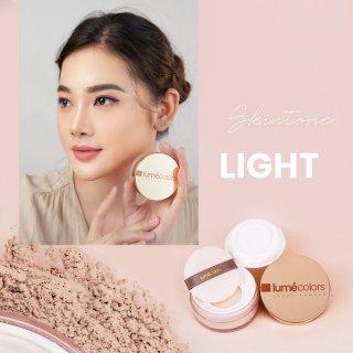 Lumecolors Loose Powder Pore Blurring Effect With Oil Control Bedak Tabur Tahan Lama Flawless Ringan 4