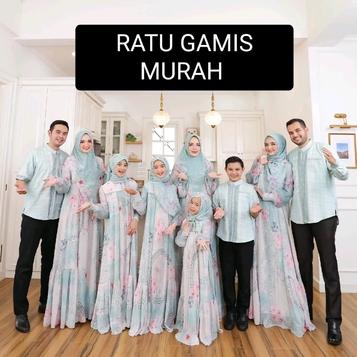 (READY STOK) Sarimbit SALORA IED series RHYN.ORI, by Eldeena syar'i Katun Set Matt Bahan Amira Luxury, gamis couple