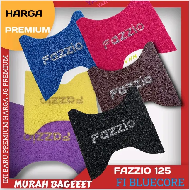 Karpet Pijakan Lantai Alas Kaki Motor Fazzio - Banyak Pilihan Warna - Motorcycle