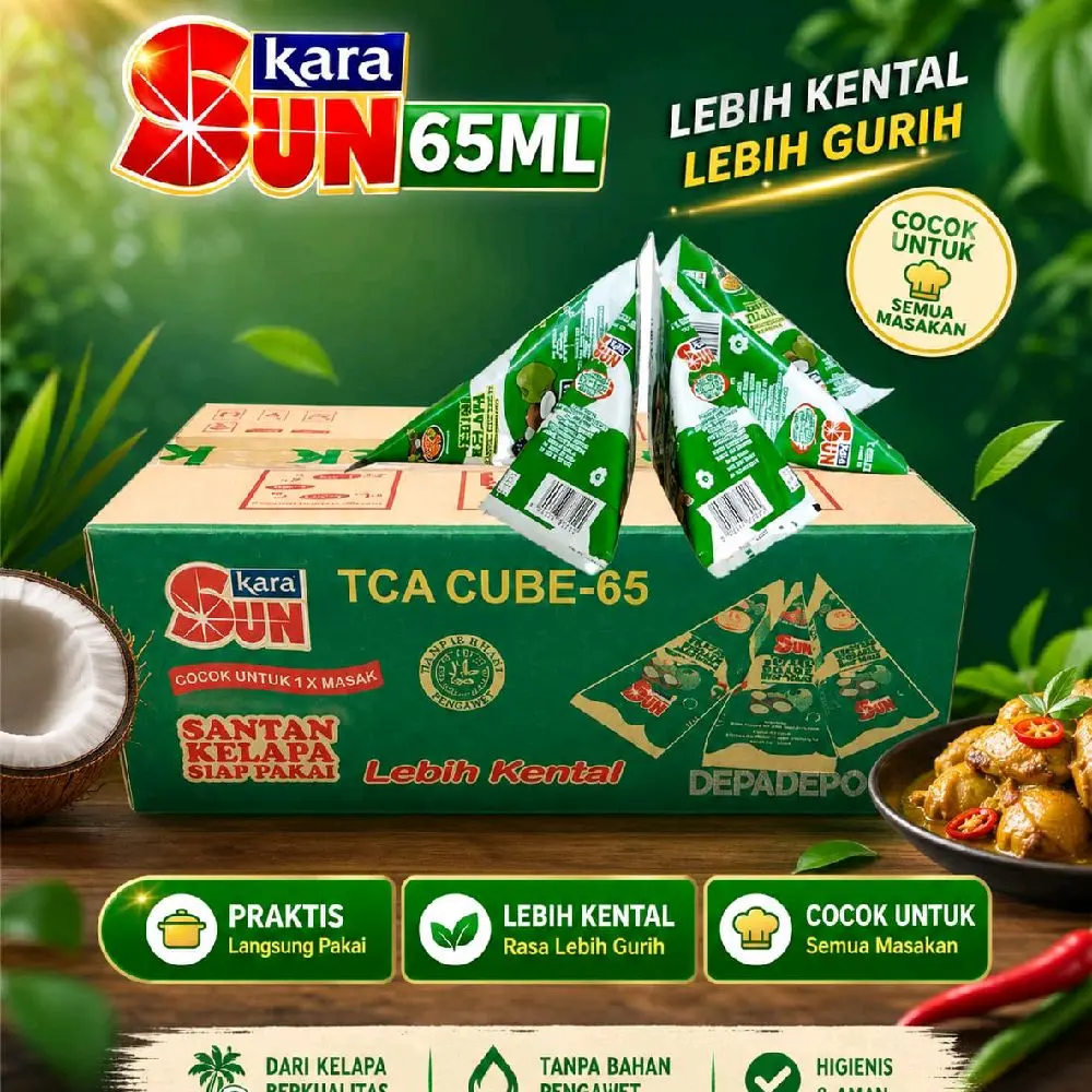 Sun Kara 65 ML 1 Dus isi 36PCS & 18 PCS santan