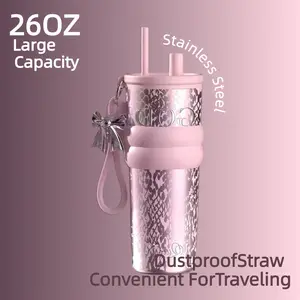 [Ramadan Essentials] HomieVolt Cangkir Sippy Level Tinggi Stainless Steel 316L Kapasitas Besar Cocok untuk Pergi dan Minum Tampilan Seperti Big Mac's Termos Praktis untuk Traveling