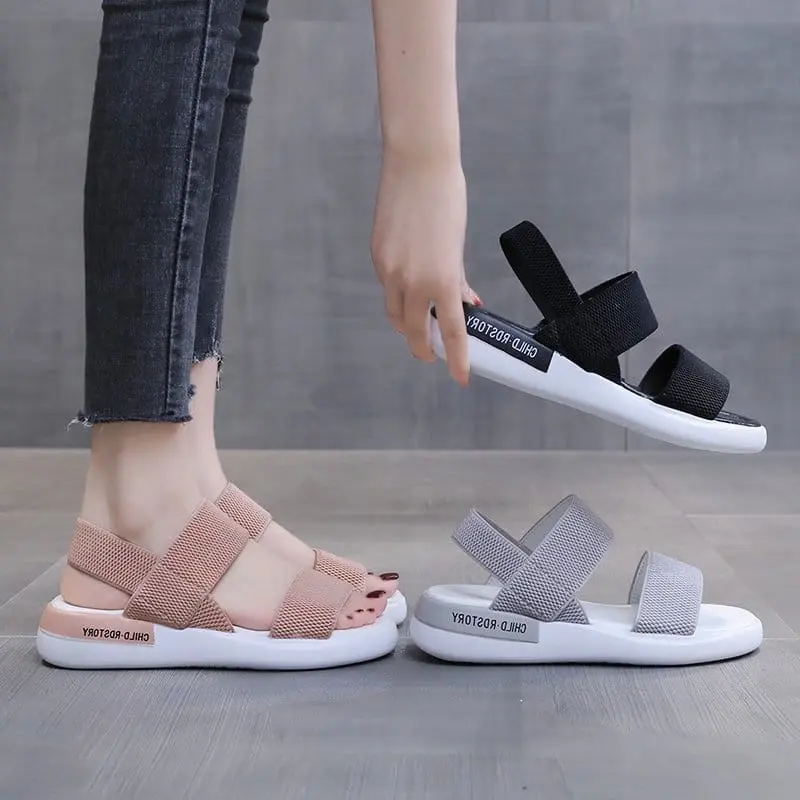 AURORA - Sandal Karet Kasual Wanita AMD 02 Ladies Story DR 30