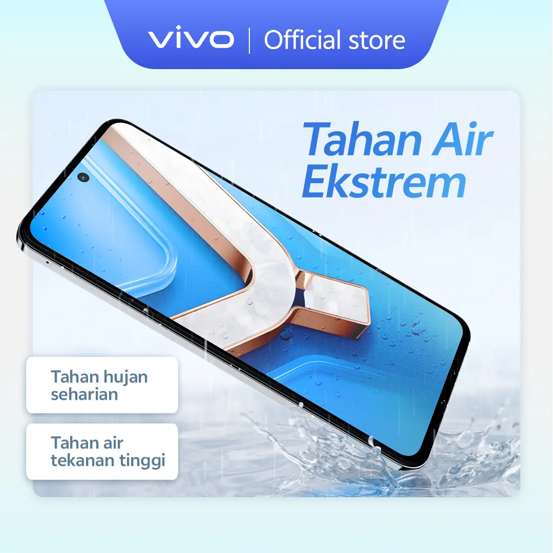 [NEW LAUNCH] vivo Y29 (8/256) - Design Marmer Eksklusif, 6500mAh Tahan 3 Hari, Tahan Banting Ekstrem, IP69 Tahan Air Ekstrem, AI Erase 2.0 + AI Circle to Search