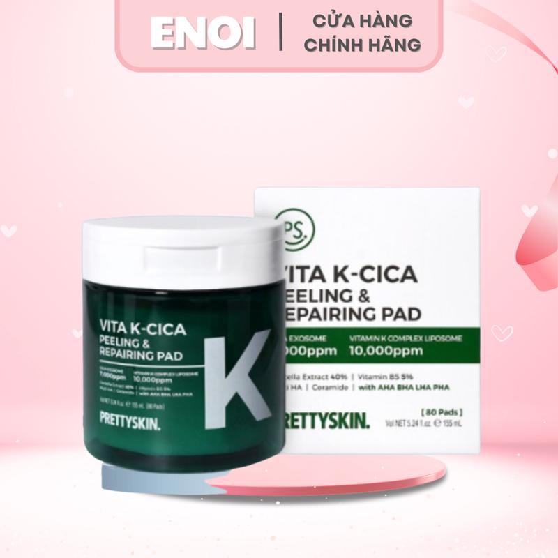 Toner pad Prettyskin - Peeling & Repairign pad - Tẩy tế bào chết