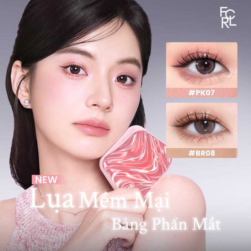  【beduyzuize Bảng phấn mắt FOCALLURE 9.6g sắc tố cao dưỡng ẩm không nhòe lâu trôi chống nước 