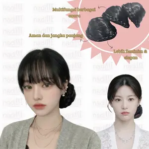 nadiSSE Sanggul Cepol Modern variasi Kepang | Hair Bun