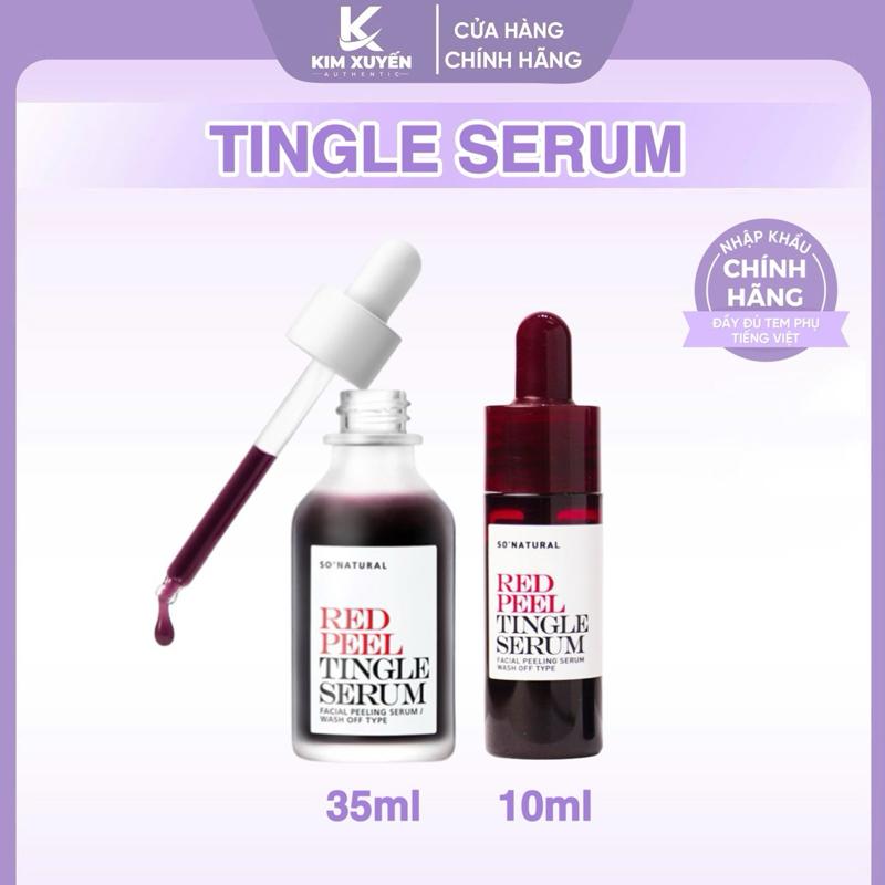 RED PEEL Serum tinh chất tẩy da chết Red Peel Tingle Serum So’ Natural Peel Da