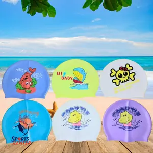 jual Swimming cap anak motif kartun lucu import quality