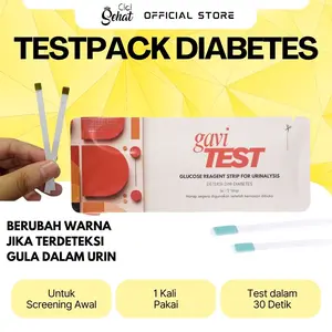 Cici Sehat - Gavi Test Strip Testpack Diabetes Cek Gula Darah pada Urin