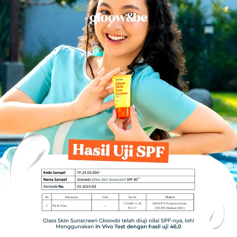 Gloow&be Glass Skin Sunscreen SPF40 PA+++ 2