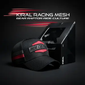 KIRAL RACING MESH GEAR RAPTOR RIDE CULTURE RED BLACK