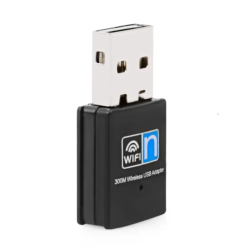 USB 2.0 Receiver Dongle Network Card 802.11N 300Mbps Mini Wireless USB Wifi Adapter For PC Desktop Laptop Windows MAC