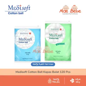 Medisoft Cotton Ball Kapas Bola Bulat Bayi Serbaguna