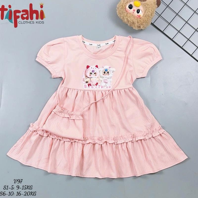 Váy xuông Cotton xinh xắn cho bé gái từ  (12-28kg ) 7