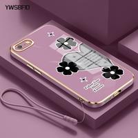 Gambar YWSBFID Casing Hp untuk OPPO A71 A71K Case Pola Cinta bunga kasing Pelapisan Samping Lanyard Silikon Softcase Casing - Gaya1, OPPO A71 dari YWSBFID MALL Kab. Tangerang 3 Tokopedia