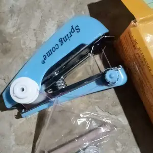 Springcome Mesin Jahit Portable Mini / Mesin Jahit Tangan Spring Come Genggam Alat