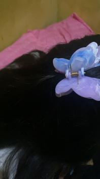 Product Review of ED - 6.5CM JEPITAN RAMBUT BUTTERFLY MARBLE FASHION KOREAN PREMIUM / JEDAI KUPU KUPU GLOSSY DOUBLE WINGS from D**a G**a ** 0