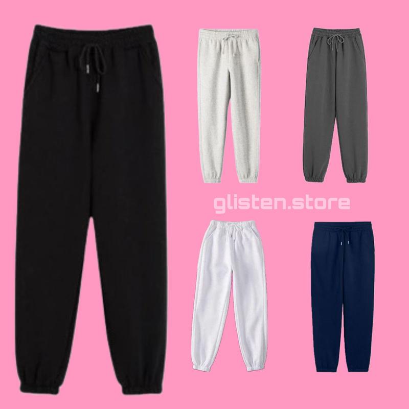 SWEATPANTS joger ootd wanita, celana joger olahraga wanita trening, training celana olahraga sweatpants  jogger 0