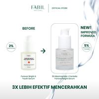 Gambar Fabil 5% Niacinamide + Centella Forever Bright Serum - 20ml - Mencerahkan Menghilangkan Noda Hitam Meratakan Warna Kulit Wajah Tetap Terhidrasi Sepanjang Hari Dan Sehat Dengan Kandungan Niacinamide Cica Licorice Cocok Untuk Segala Jenis Kulit dari Fabil Natural Kota Bogor 2 Tokopedia