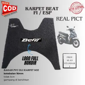 Karpet Motor Beat FI || Beat ESP ||  2012-2019 / alas pijak kaki