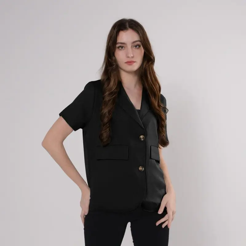 ADA - Lewis Blazer Basic Short Sleeves | Blazer Lengan Pendek Wanita #6162 4