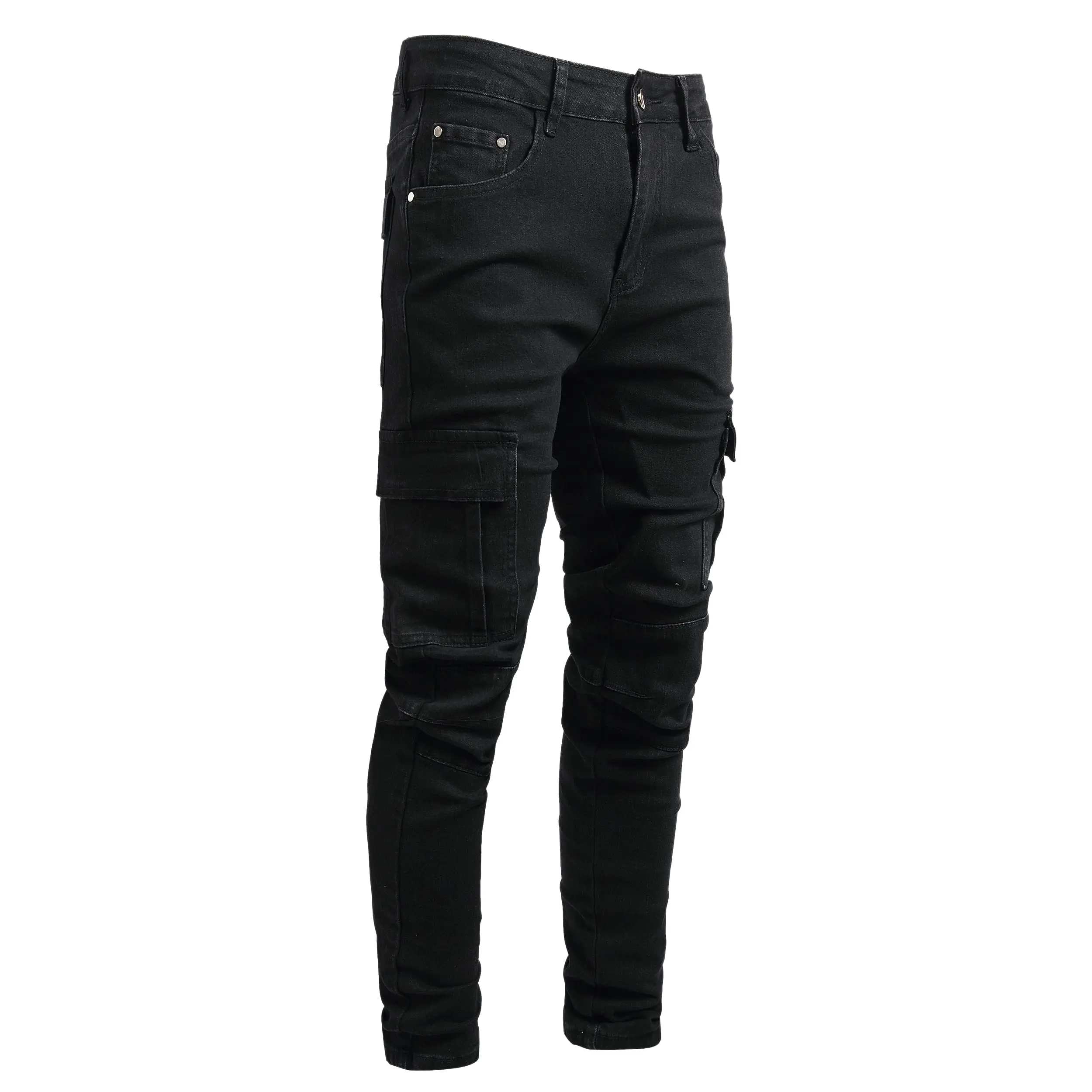 Men's Slim Fit Stretch Jeans Ripped Skinny for Men, Distressed Destroyed Straight Leg Fashion Comfort Flex Waist Jeans, Teenager Casual Fashion Designer Classic Regular Fit Basic Denim Pants
