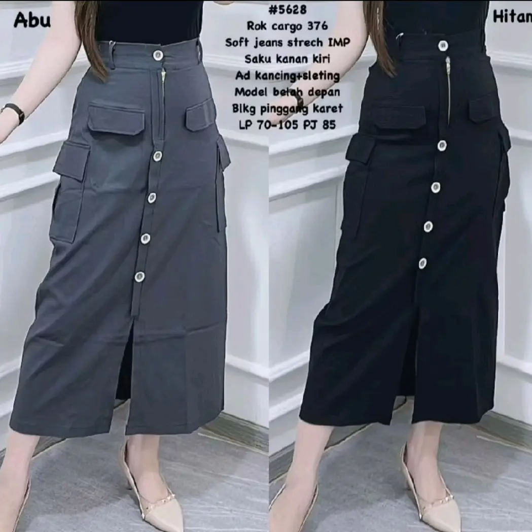 Yessy Rok Cargo + Rok Muslimah + Fashion Wanita