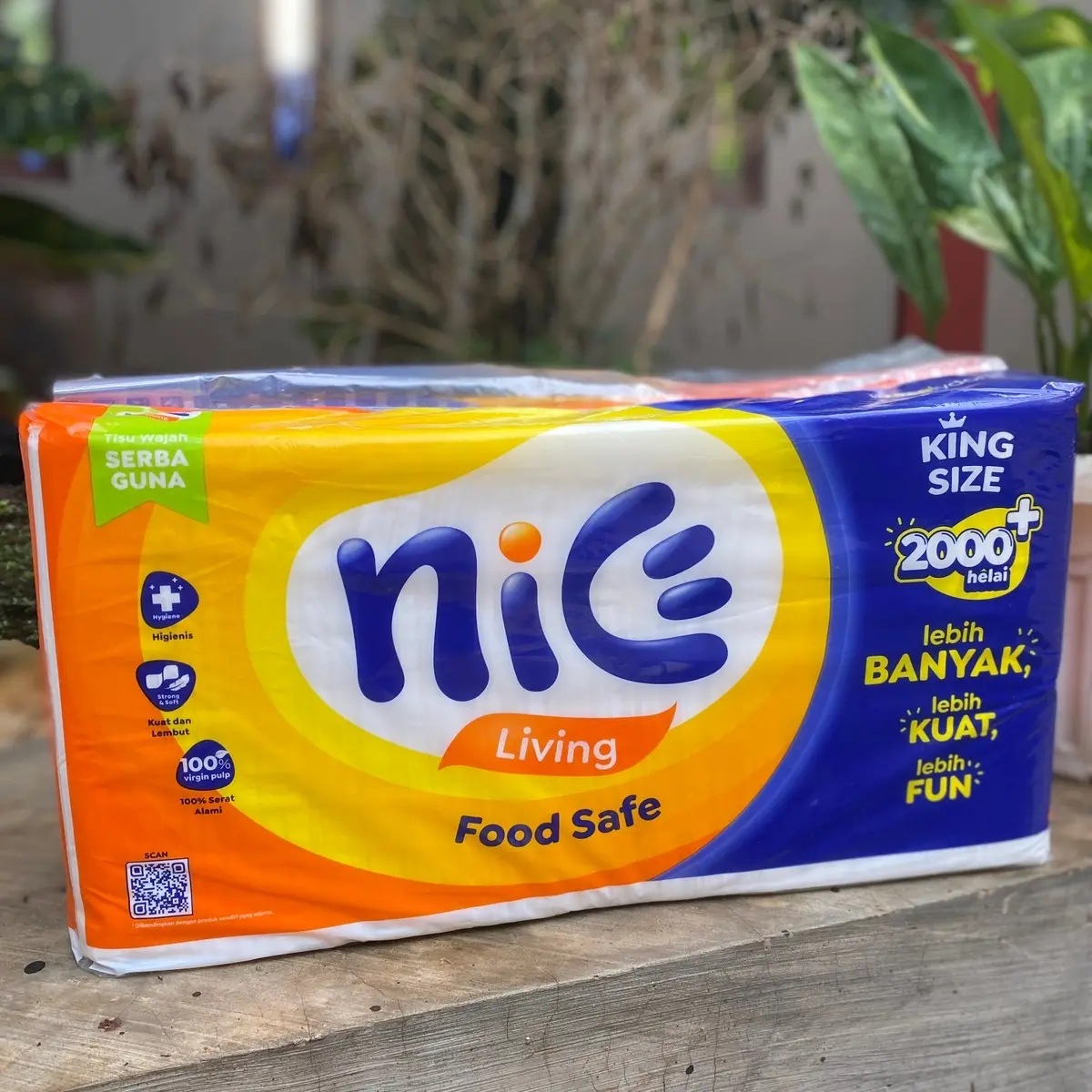 TISSUE NICE FACIAL 2000 HELAI SHEET/1000 GRAM LEBIH KUAT & TEBAL 2 PLY/DOUBLE TISSUE PER LEMBAR