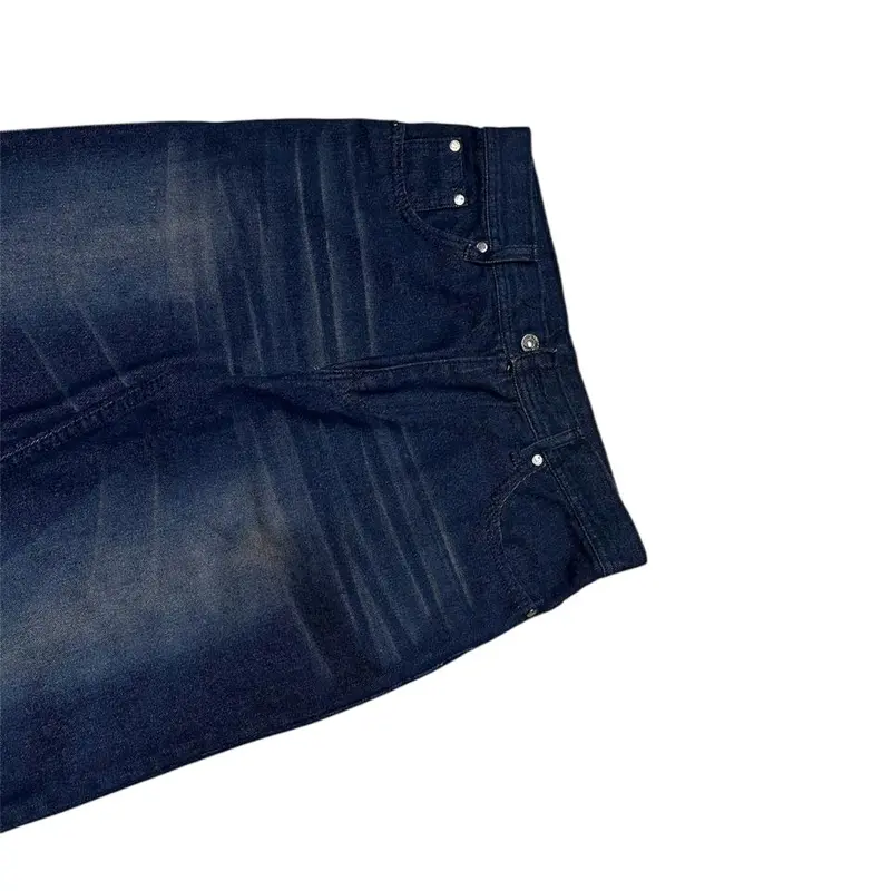 Celana Skena Loose Gombrang Korean Stile Jeans Denim Premium Unisex Distro - Kualitas Premium - Panjang, Nyaman 4