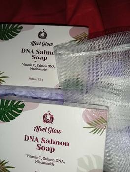Product Review of [2 PCS ]SABUN GLOWING DNA SALMON AFEELGLOW Soap from b**2 0