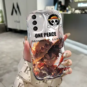 Casing Hp Untuk Samsung Galaxy S21 Plus S21 Ultra S21 FE S20 FE Case Kasing HP Luffy Pola ganda Casing Kesing pelindung Silikon Cesing lunak baru Softcase