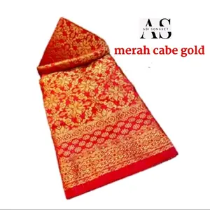 1 set kaen liiit dewasa plus tanjak songket