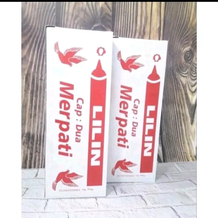 1 pak isi 8 batang Lilin merpati ukuran besar warna putih 3