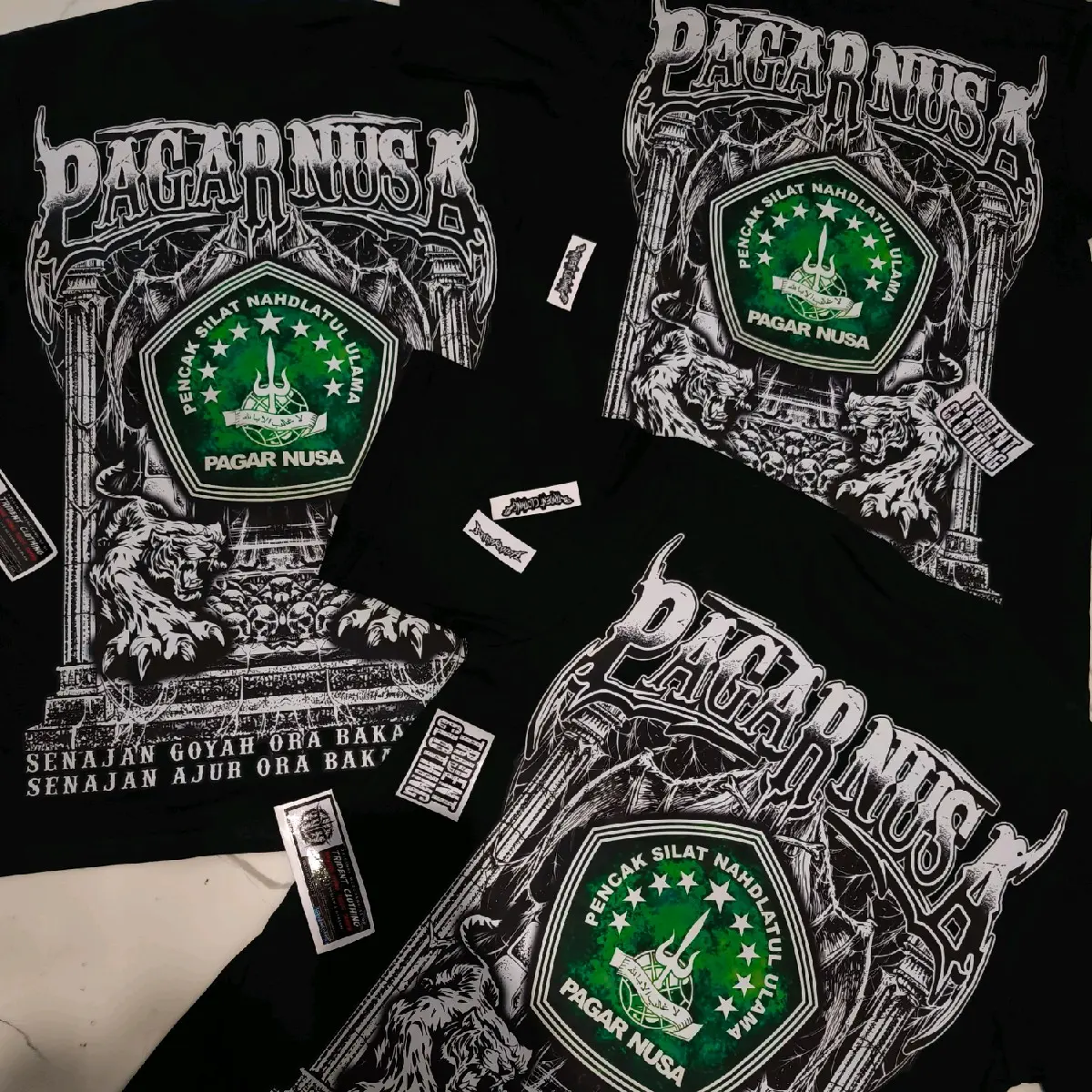 KAOS PAGAR NUSA PAKEMAN TERBARU A2 FULL PUNGGUNG
