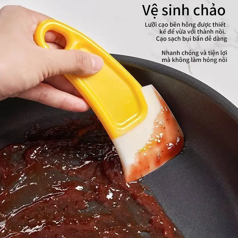 Kitchen Soft Scraper – Cleaning Must-Have, Effortless Stain Removal Soft Scraper, Kitchen Cleaning, Stain Remover, Eco-Friendly Tool, Multi-Functional Scraper