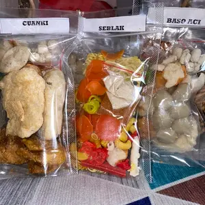 paket mix murah 12pcs seblak boci cuanki ready no PO