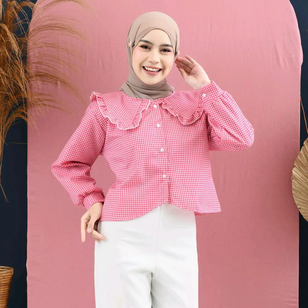 kemeja crop // crop top // atasan crop // atasan korea