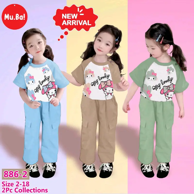 setelan anak perempuan muba 8862 0