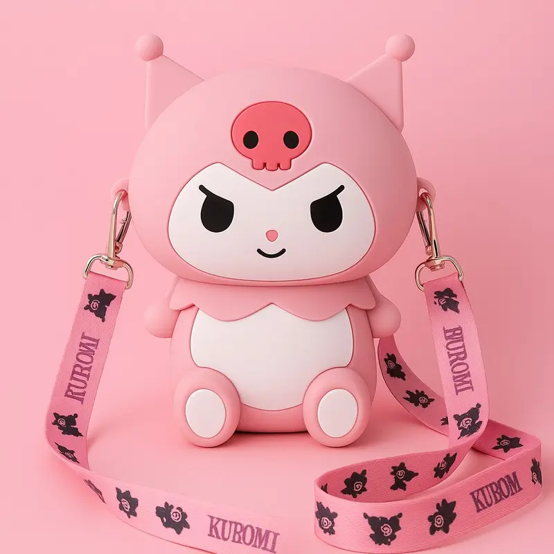 [Muat HP] Tas Selempang Karakter Kartun Anak Cowo Cewe Lucu Ukuran BESAR Muat HP Cetakan Emboss 3D Real Pic Bisa COD Fashion 7