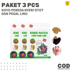 [3 BOX 30pcs] Koyo Lutut Herbal Pereda Nyeri Sendi Otot Isi 30 Pad Knee Patch Detox - KoyoLutut