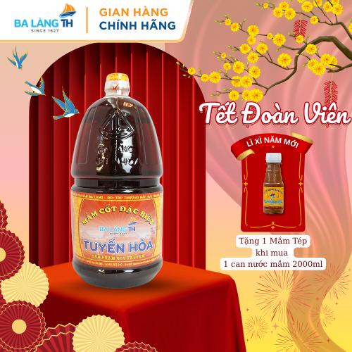 Nước Mắm Cốt Đặc Biệt Ba Làng TH 400 Năm Truyền Thống 2000ml
