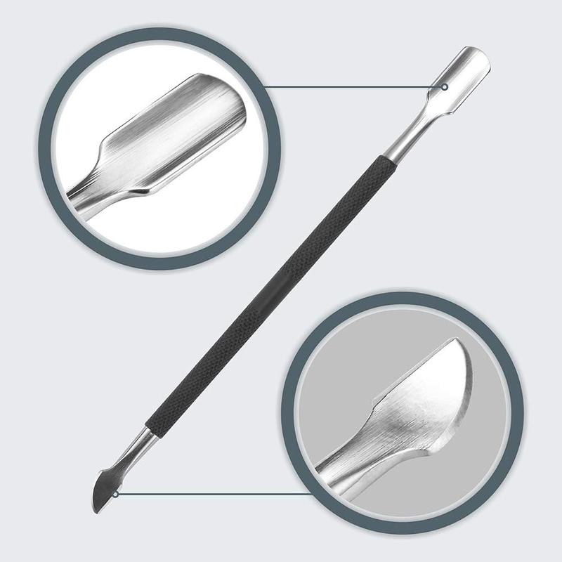Product Introduction of Professional Cuticle Cutter Pusher Trimmer Manicure Tools with Double Spring Nail Care Tool for Manicure Pedicure Beauty Spa Saloon 4
