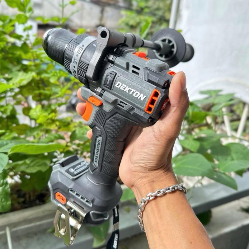   160Nm GEN4  Máy khoan pin cầm tay 160Nm   DEKTON   M21-ID13160PROMAX   motor brushless   chân pin phổ thông M21 Makita   chính hãng   bảo hành 12T máy 
