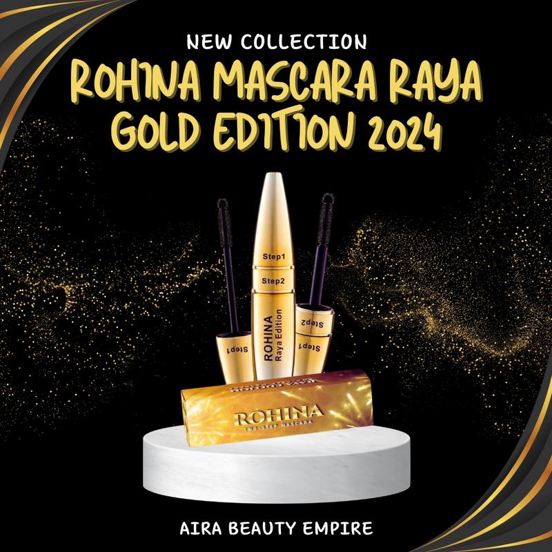 ROHINA MASCARA NEW RAYA GOLDEN SERIES LIMITED EDITION 2024 100% ...