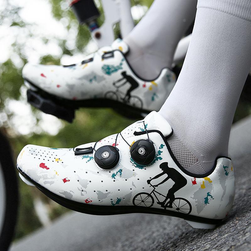 Product Introduction of Ultralight Self-Locking Pro Men's Cycling Shoes Road Bike Triathlon Shoes Bicycle Lock Sneakers 23