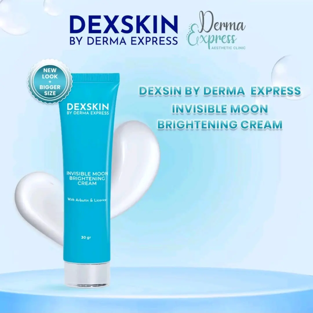 Derma Express Invisible Moon Brightening Cream BPOM / Dexskin